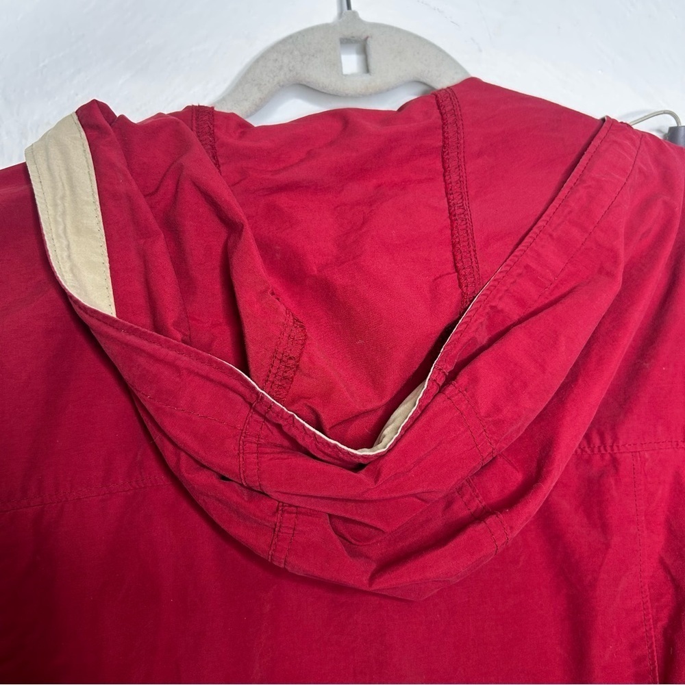 Vintage Columbia Sportswear Red Zip-Up Hooded Jacket – Women’s XL - Picture 6 of 7